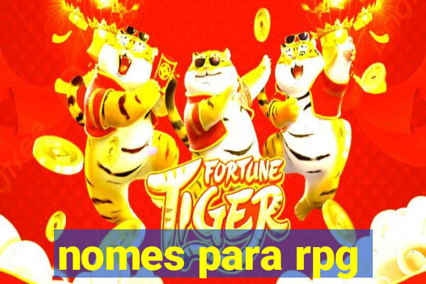 nomes para rpg